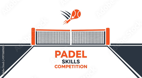 Padel Skills Competition Event Graphic Design