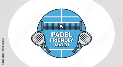 Padel Sport Competition And Friendly Match Graphic Design