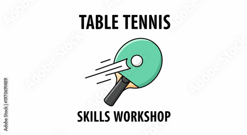 Ping Pong Skills Workshop: Dynamic Illustration of Table Tennis and Sport Fun for all