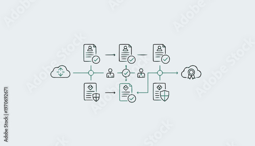 Digital Document Management System with Cloud Storage and Security.