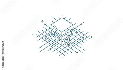 Detailed Blueprint Architectural Design Model.