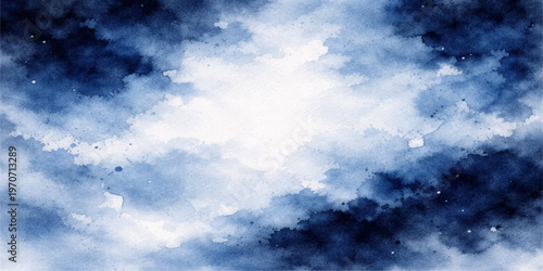 A bright summer day features fluffy white clouds drifting across a high blue sky where natural light illuminates a vast heaven-like cloudscape