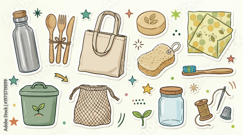 Zero Waste Lifestyle Objects Collection