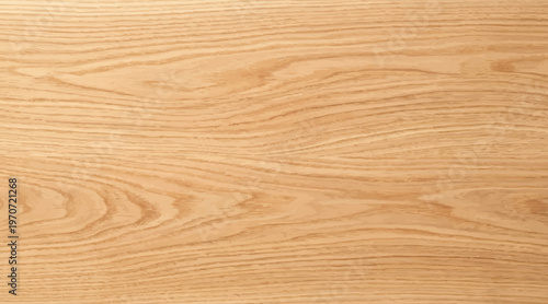 Close Up Polished Oak Hardwood Surface with Natural Grain Pattern
