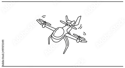 Drone Flying, Quadcopter, Aerial Photography, Technology, Gadget, Unmanned Vehicle