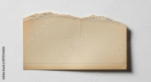 A Torn and Worn Envelope on a Plain Background