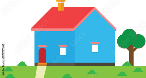 Minimalist Home and Real Estate Symbol