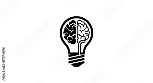 Creative thinking and idea generation concept.