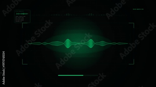 AI Voice Recognition Failed Verification Mismatch Biometric Authentication Error Secure System HUD 4K