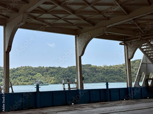 railway bridge over the river