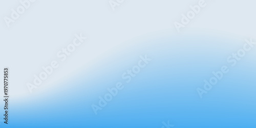 Blue Azure Gradient Grainy background. Blue Gradation with noise texture style. Beautiful sky background with grainy texture.
