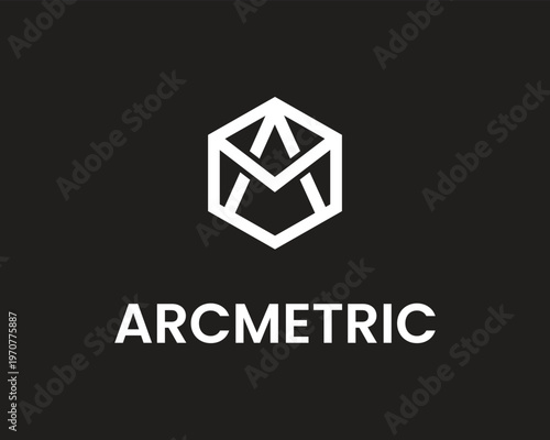 Abstract face logo design, minimal symbolic expression modern vector