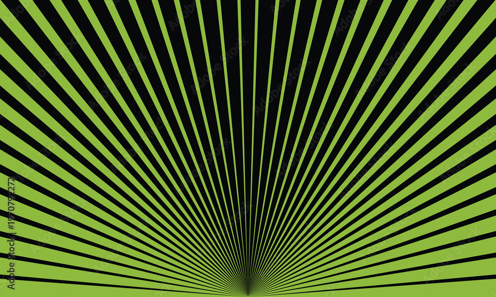 Fototapeta premium Abstract nion and black colour seamless halftone vertical sunburst line pattern used for as background. Vector illustration..