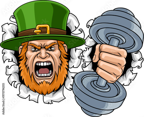 An angry Leprechaun Celtic ...
