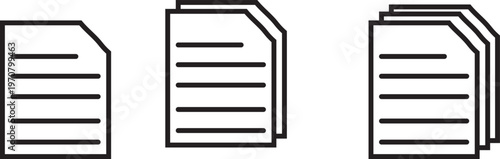 Prfile, folder, icon, stroke, bold, outline, document, line, datum, zip, attachmentint