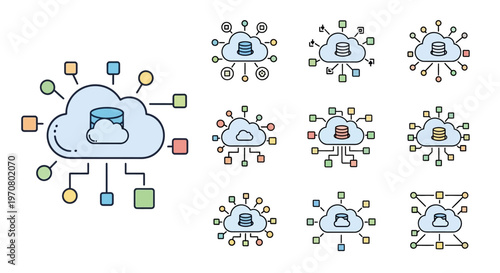 Cloud server network storage system.
