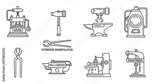 Industrial tools and machinery equipment.
