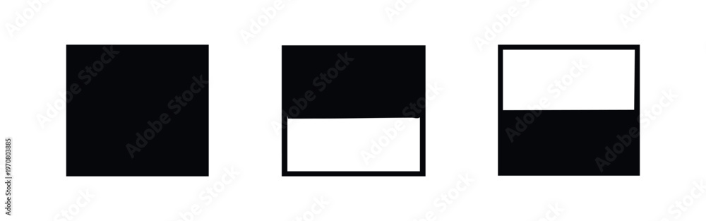 Obraz premium Vertical Progress Bar or Battery Level Icon Set
