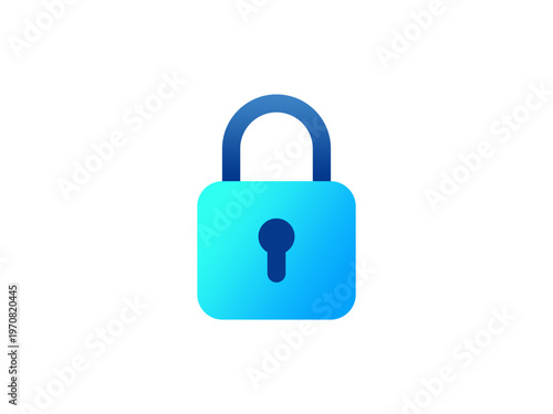 Flat lock icon representing security, privacy, and data protection. Suitable for cybersecurity, login systems, and secure applications.