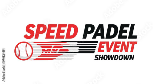 Speed Padel Event Showdown Sports Competition Graphics