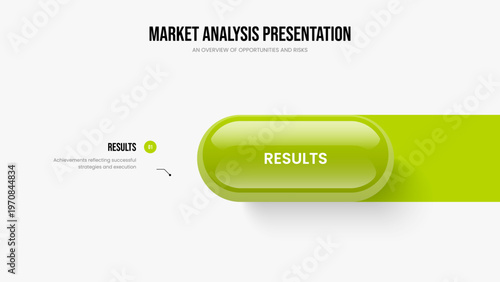 Company Planning 1 Step Infographic Slide Template. Corporate Briefing Slideshow Design Vector Illustration. Business Report One Option Diagram Frame Layout.