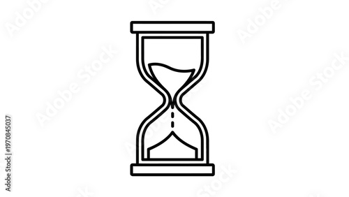 Hourglass Timer Symbol.