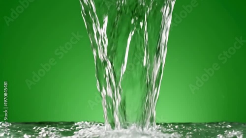 Wallpaper Mural Graphic Resources Water Stream Against Green Screen Background scene 3 with distortion, overlay, glitch, static noise, scan lines on black background, 4k animated video loop Torontodigital.ca