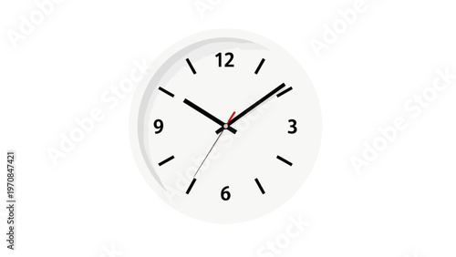 Analog Wall Clock Face.
