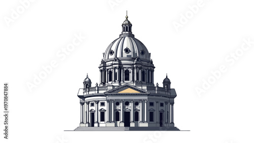 Building with Large Dome.