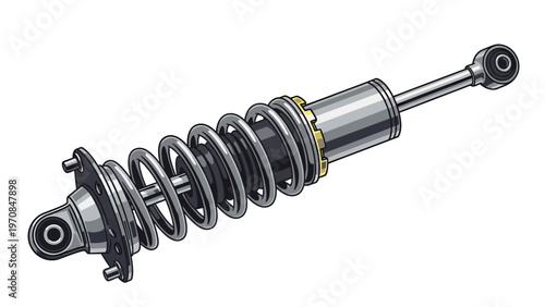 Car Shock Absorber Assembly.