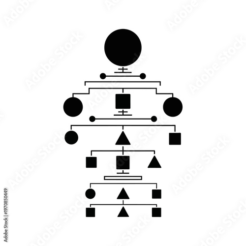 Family Tree Genealogy Chart Diagram.