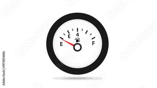 Fuel Gauge Empty Tank.