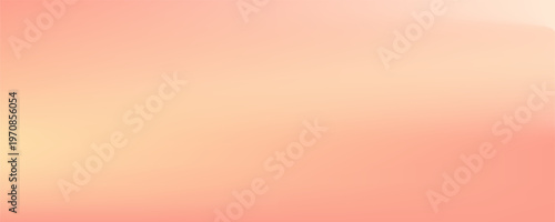 Peach Fuzz. Warm color gradient background. Vector