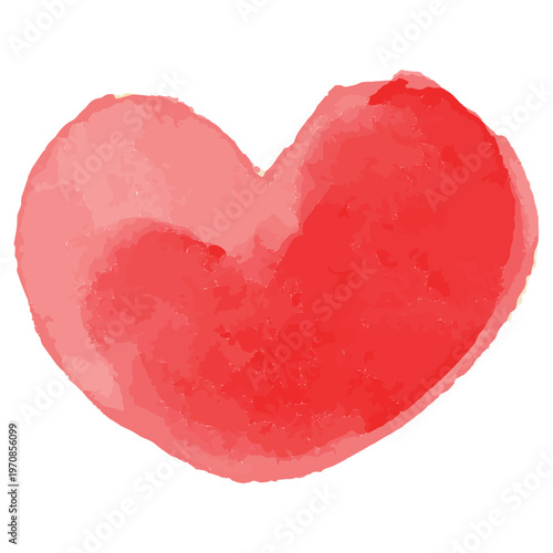 わんぱく水彩シリーズ 幼稚園・保育園向け ハートのアイコン 子育て支援