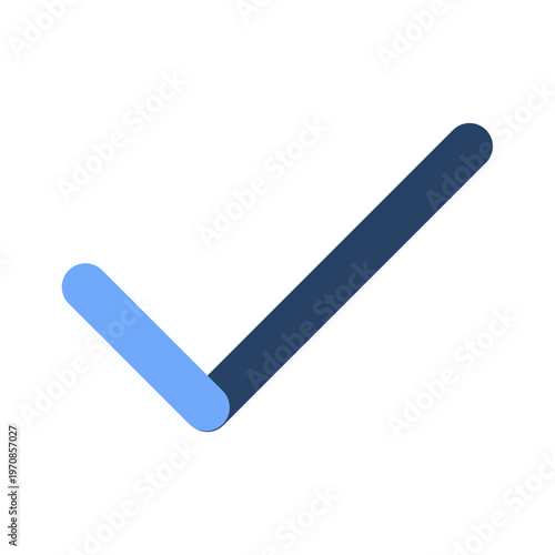 Vector of Simple Check Mark Icon_Outline Color Icon