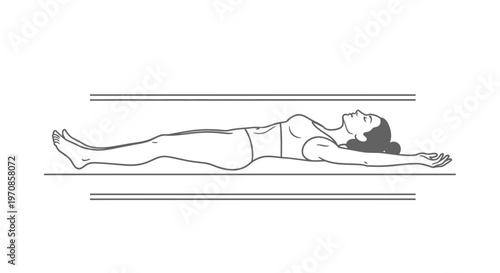 Woman Lying Down, Relaxing, Peaceful, Calm, Serene, Resting, Stillness, Tranquil, Yoga Pose