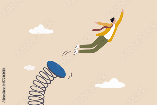 Person Jumping Up High