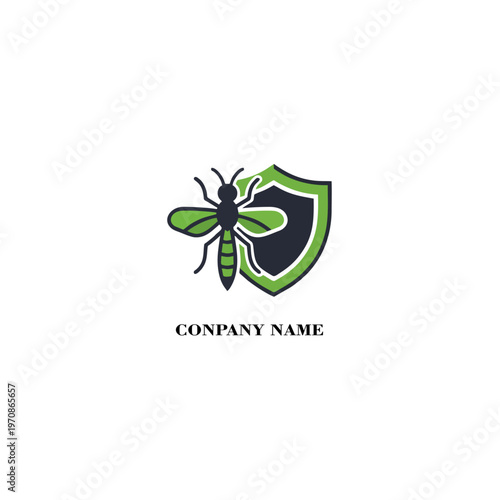Eco Friendly Bug Shield Logo
