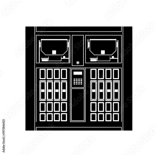 Parking Meter Machine Payment Station.