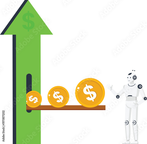 Humanoid robot artificial intelligence technical support problem solving future technology digital assistant question answer innovation concept white android decision making query solution