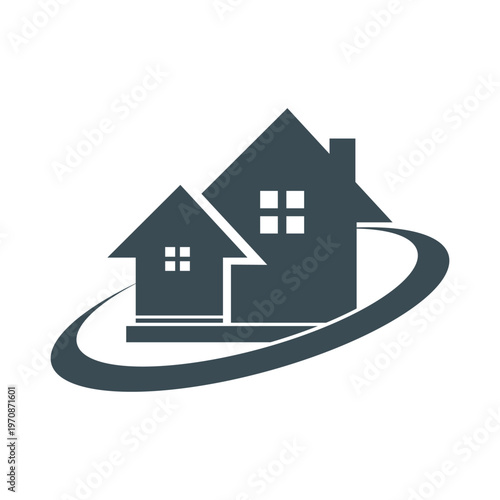 House Real Estate Logo Modern Minimalist Design