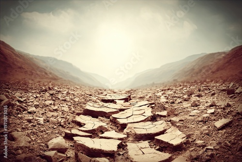 mountain landscape in the desert
