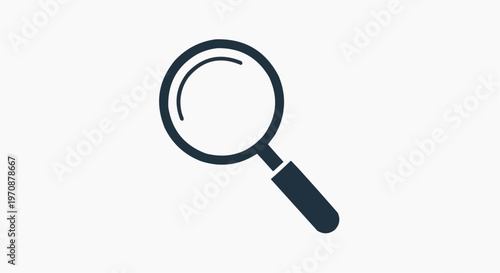 magnifying glass isolated on white