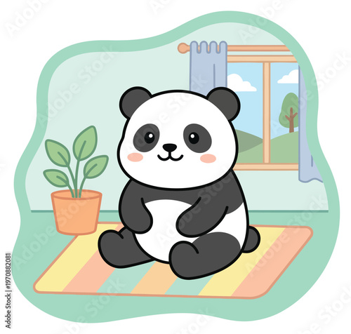 vibrant stained glass sea turtle swimming underwater vector illustration