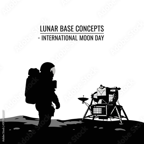 Astronaut on Lunar Surface Exploration.