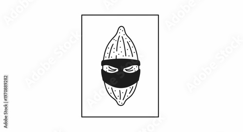Almond Bandit Mask Disguise