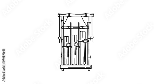 Traditional Japanese Geta Sandal Making Tool, Woodworking Craft, Handcrafted Footwear