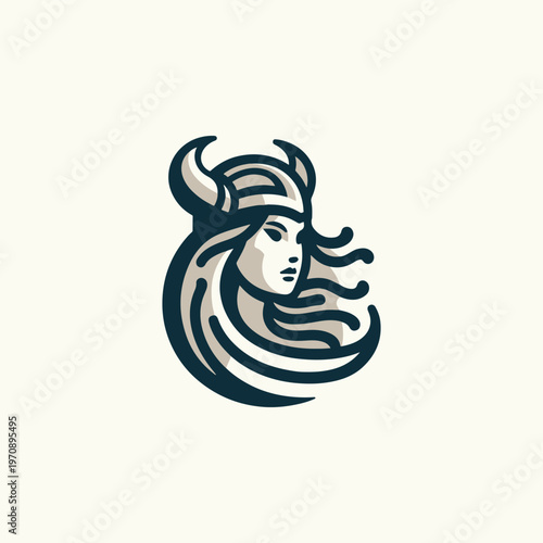 Viking Girl Logo
