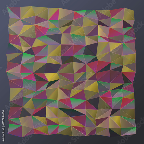 Shard Field abstract background with prismatic, chaos, and refracted elements; sparse composition, cool palette, experimental mood.