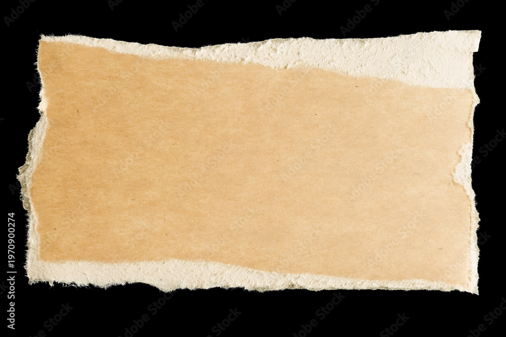 Obraz premium torn piece of paper on a transparent background